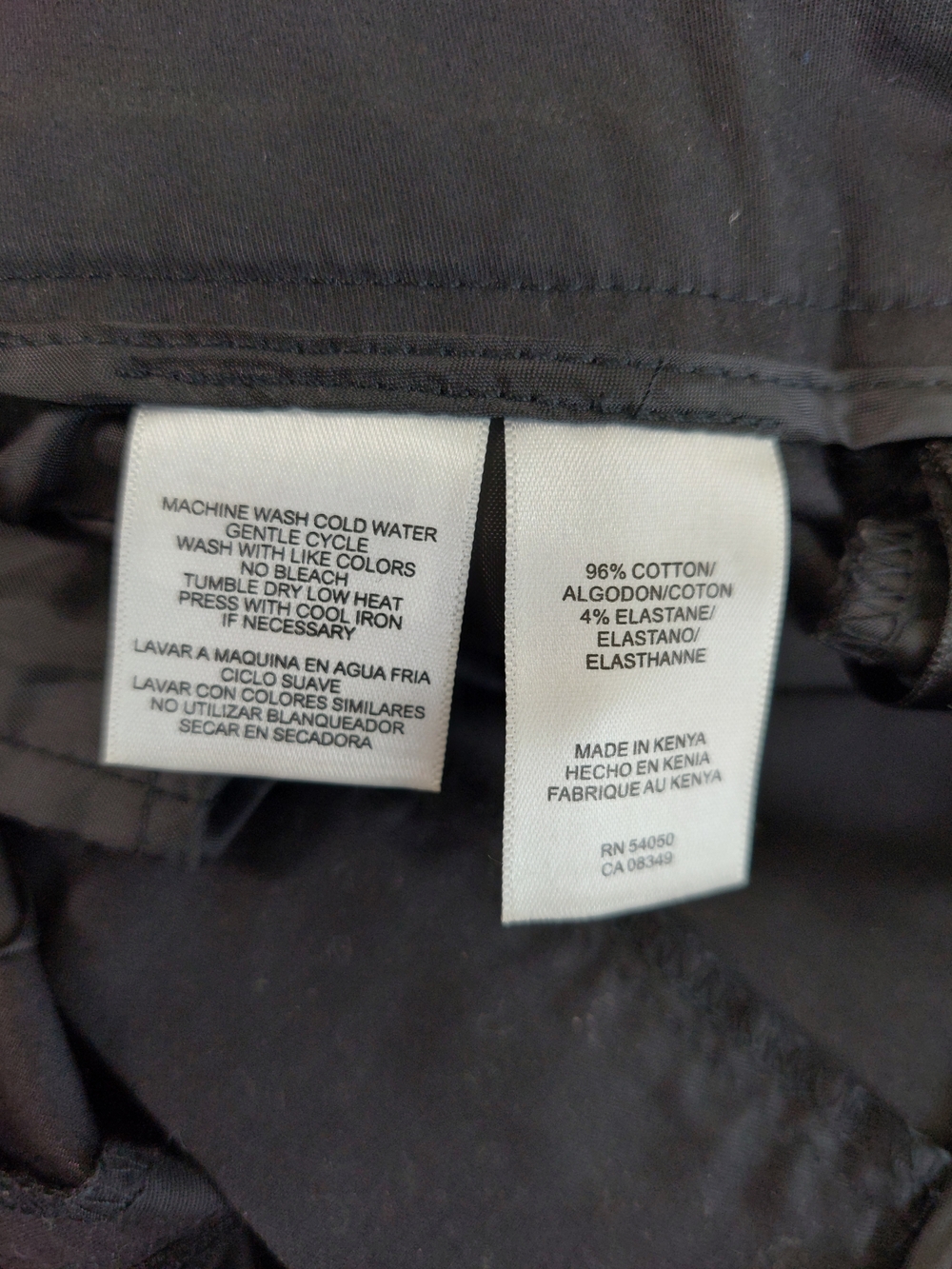 Jones New York Signature Black Stretch Bermuda Shorts Size 4 Minimalist Office - Picture 11 of 12
